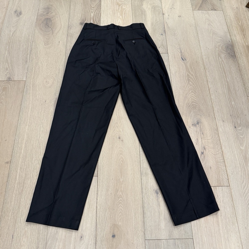 Studio Cut Black Trousers Front Pleat Women's EU 38 US Sz 8 Corpcore - Picture 2 of 8